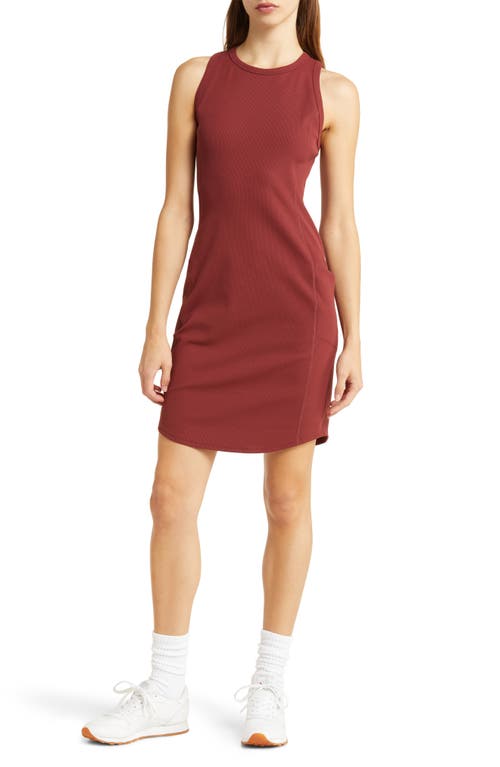 zella ribbed dress zella Live In Rib Pocket Dress in Grey Moonbeam