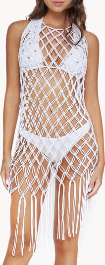 Beaded cover up dress best sale