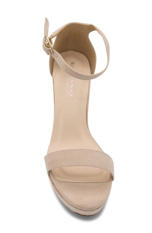 Shop Touch Ups Mary Platform Sandal In Beige