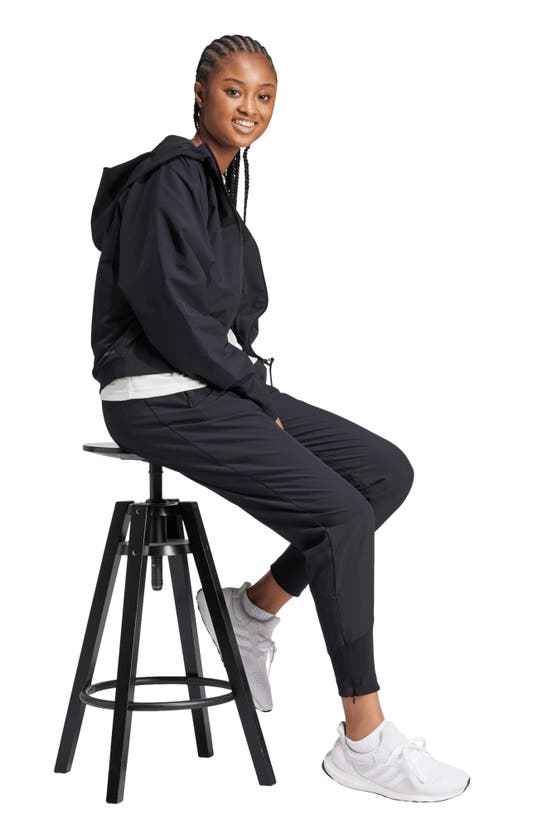 Shop Adidas Originals Z.n.e. Aeroready Zip Hoodie In Black