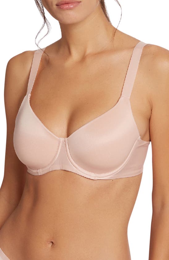 Wolford Sheer Touch Soft Cup Underwire Bra In Rose Powder
