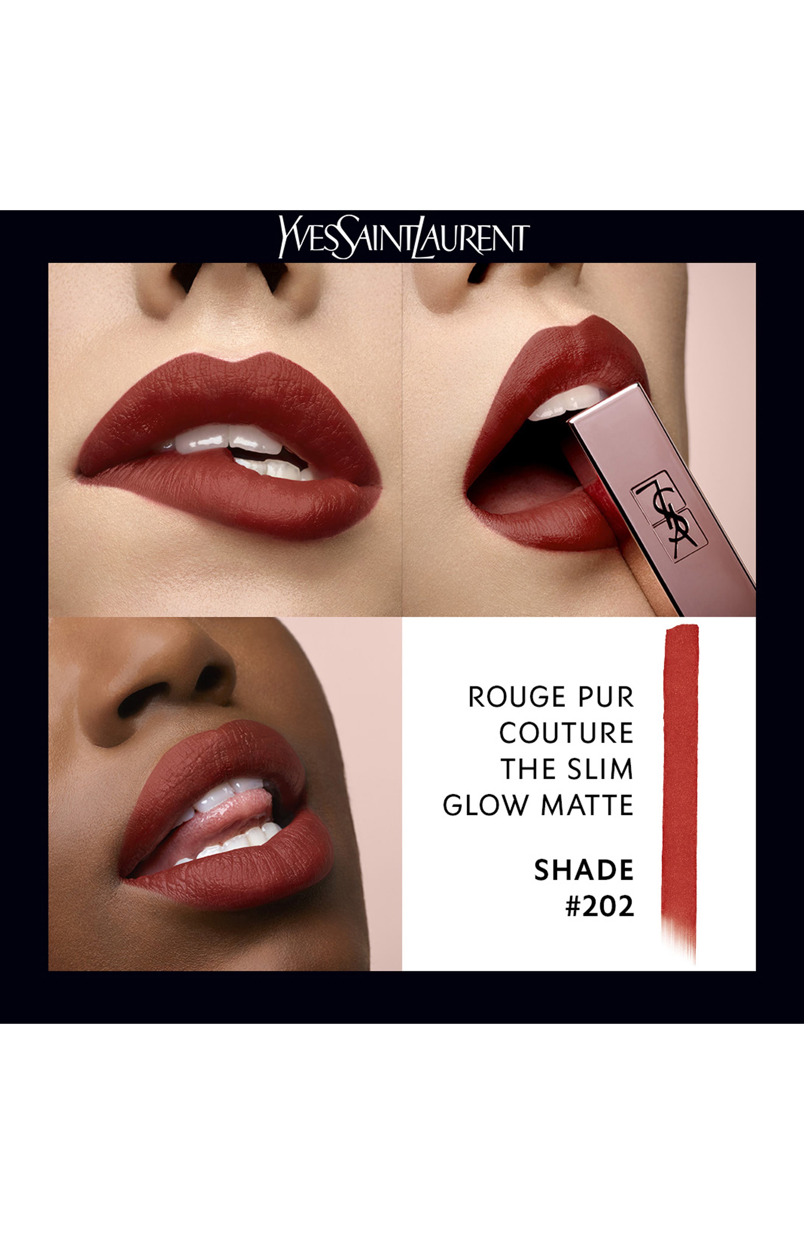 ysl slim glow matte lipstick