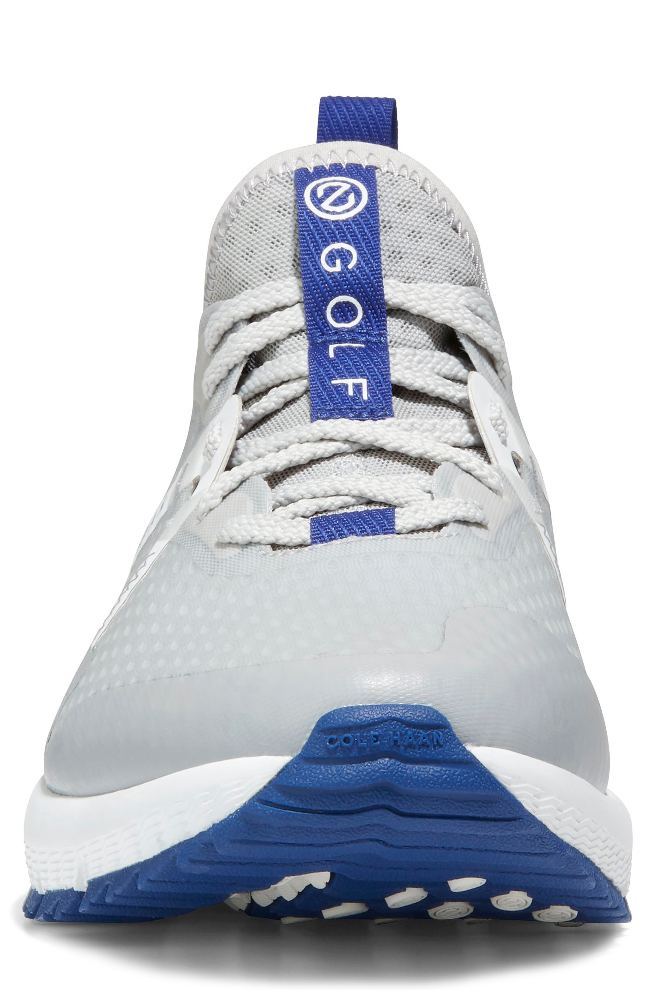 COLE HAAN ZeroGrand Overtake Spikeless Golf Shoes Men\'s WHITE BLUE‎ $160 Cole Haan ZeroGrand Overtake Golf Shoe Review | Golf Monthly main image 2