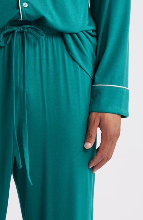 Shop Nordstrom Moonlight Eco Pajamas In Green Storm