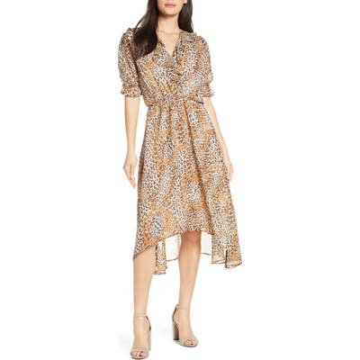 Fraiche By J Kenya High/low Dress, Brown