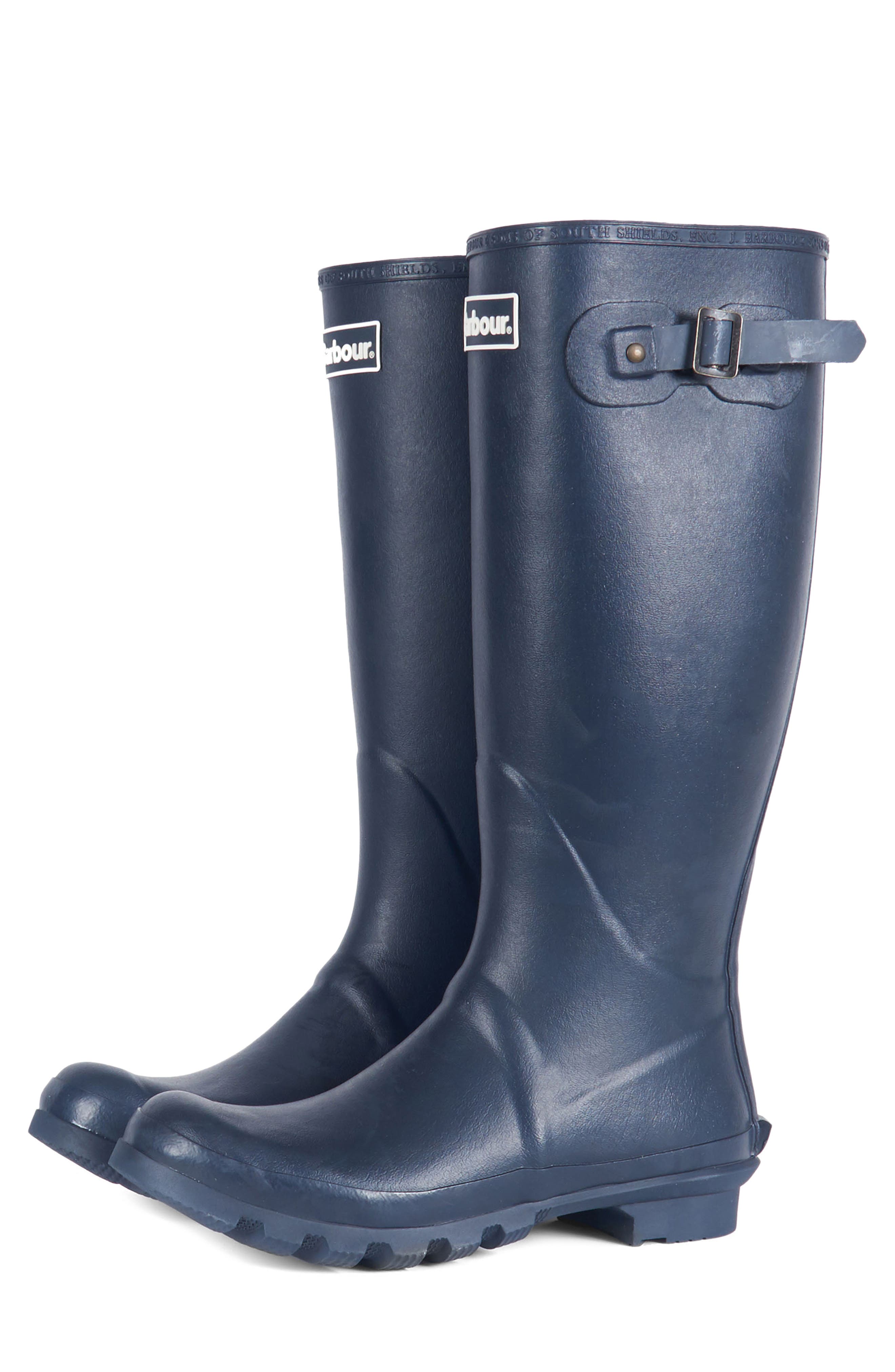 navy blue womens rain boots