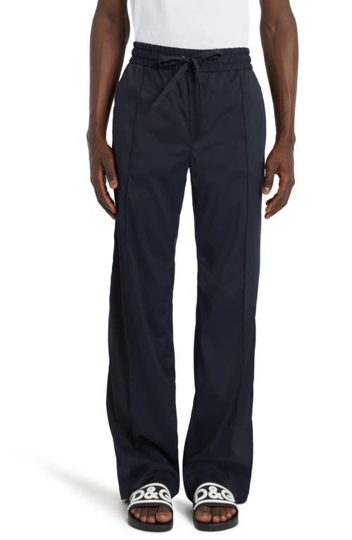 Dolce&Gabbana Stretch Nylon Pants in B3681 Blu Scurissimo 5 