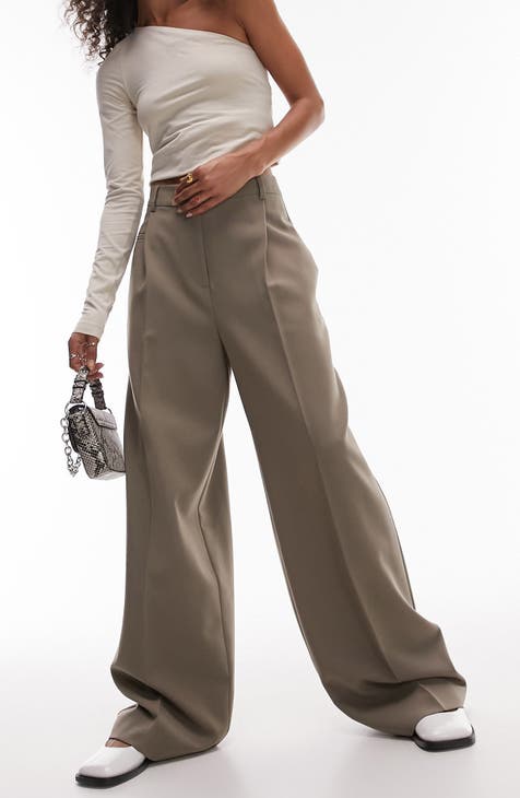 Dianne Wide Leg Paper Bag Pant - Career Collection