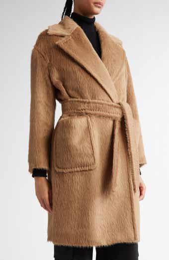 Max Mara Manuela Camel Hair Wrap Coat Nordstrom