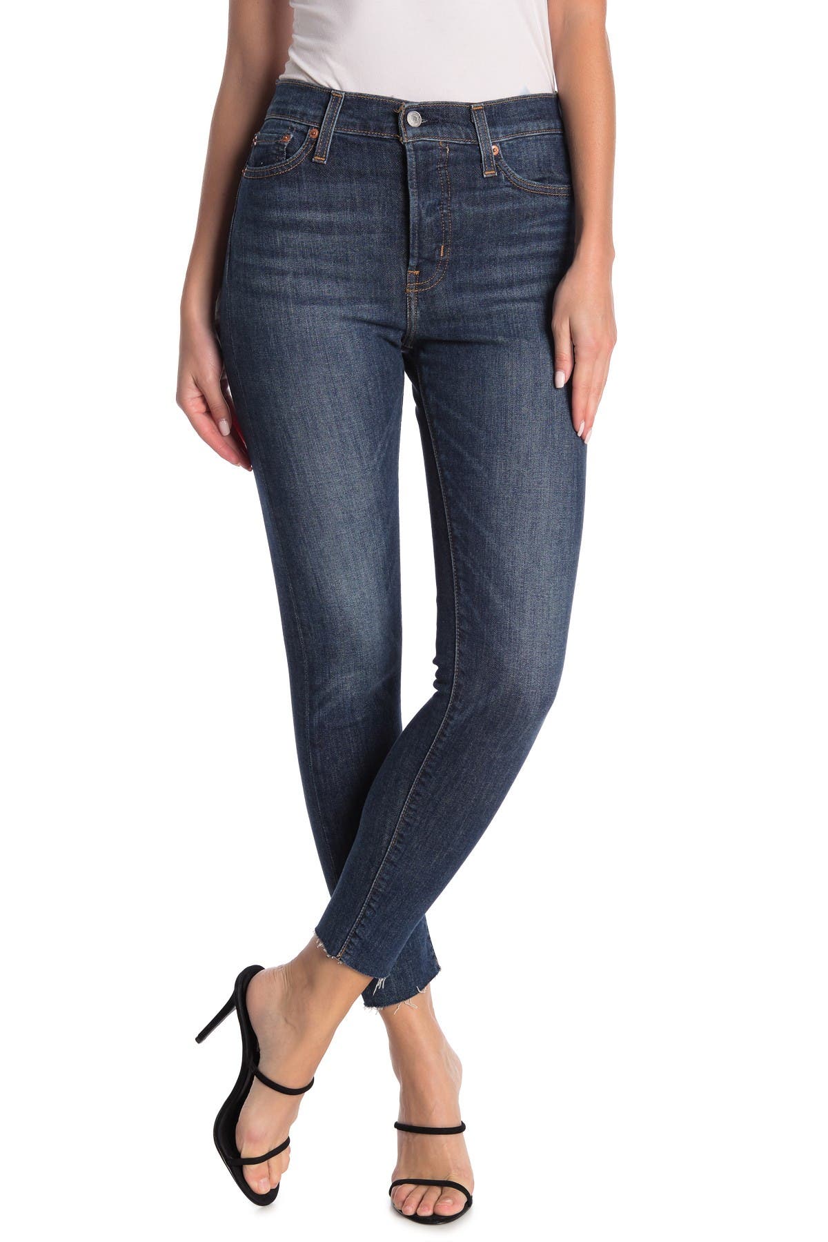 levi's wedgie skinny high rise