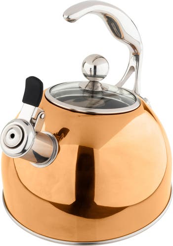 PALM RESTAURANT COOKWARE HARD ANODIZED WHISTLING TEA KETTLE STOVE