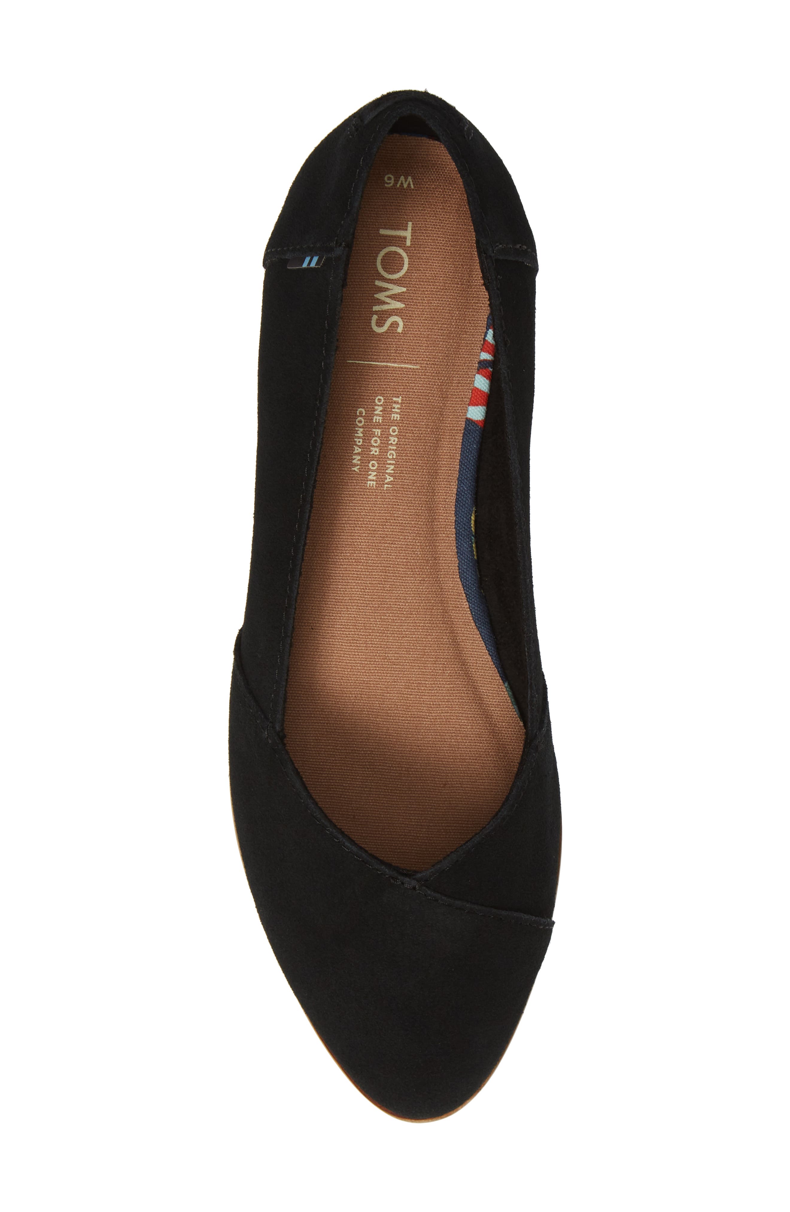 toms julie almond toe flat