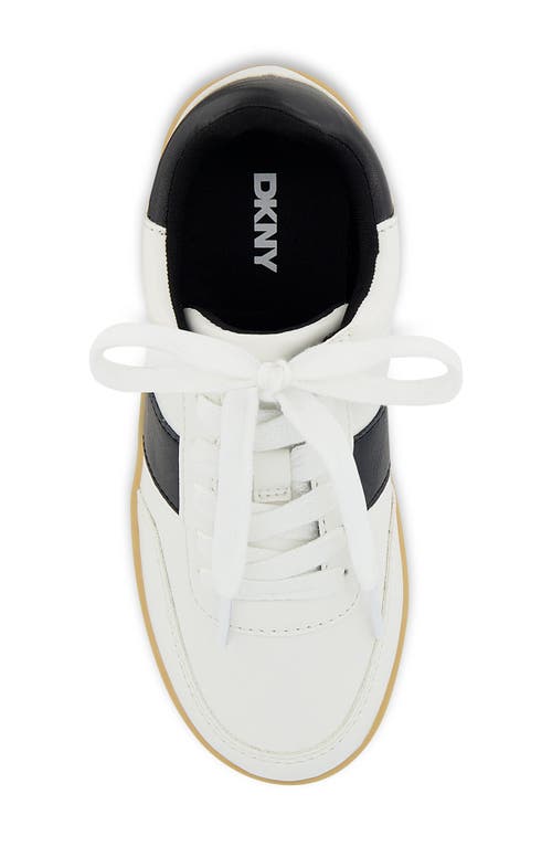 Dkny Kids' Dylan Damian Low Top Sneaker In White
