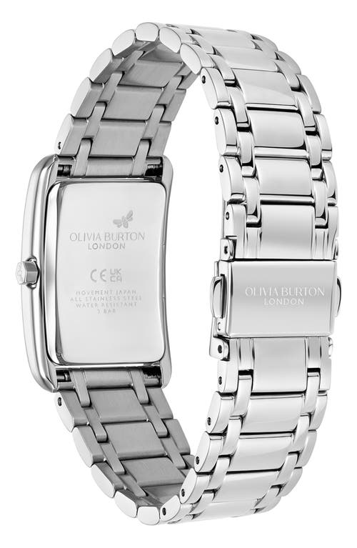 Olivia Burton Women's Grove Silver Stainless Steel Watch 23mm In Silver/ Earl Grey