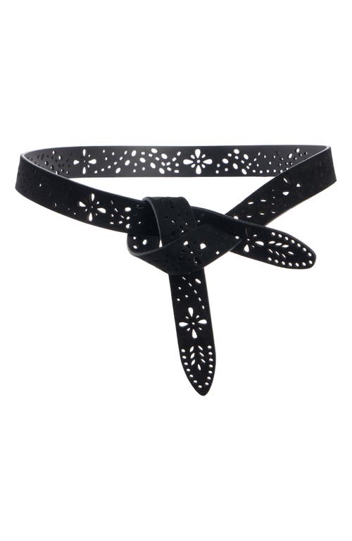 Shop Isabel Marant Lecce Cutout Belt In Black