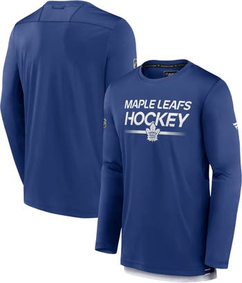 Toronto Maple Leafs Fanatics Branded Women's Authentic Pro V-Neck T-Shirt -  Blue