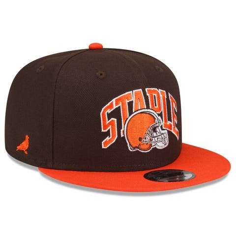 Men's New Era Brown/Orange Cleveland Browns Surge 39THIRTY Flex Hat