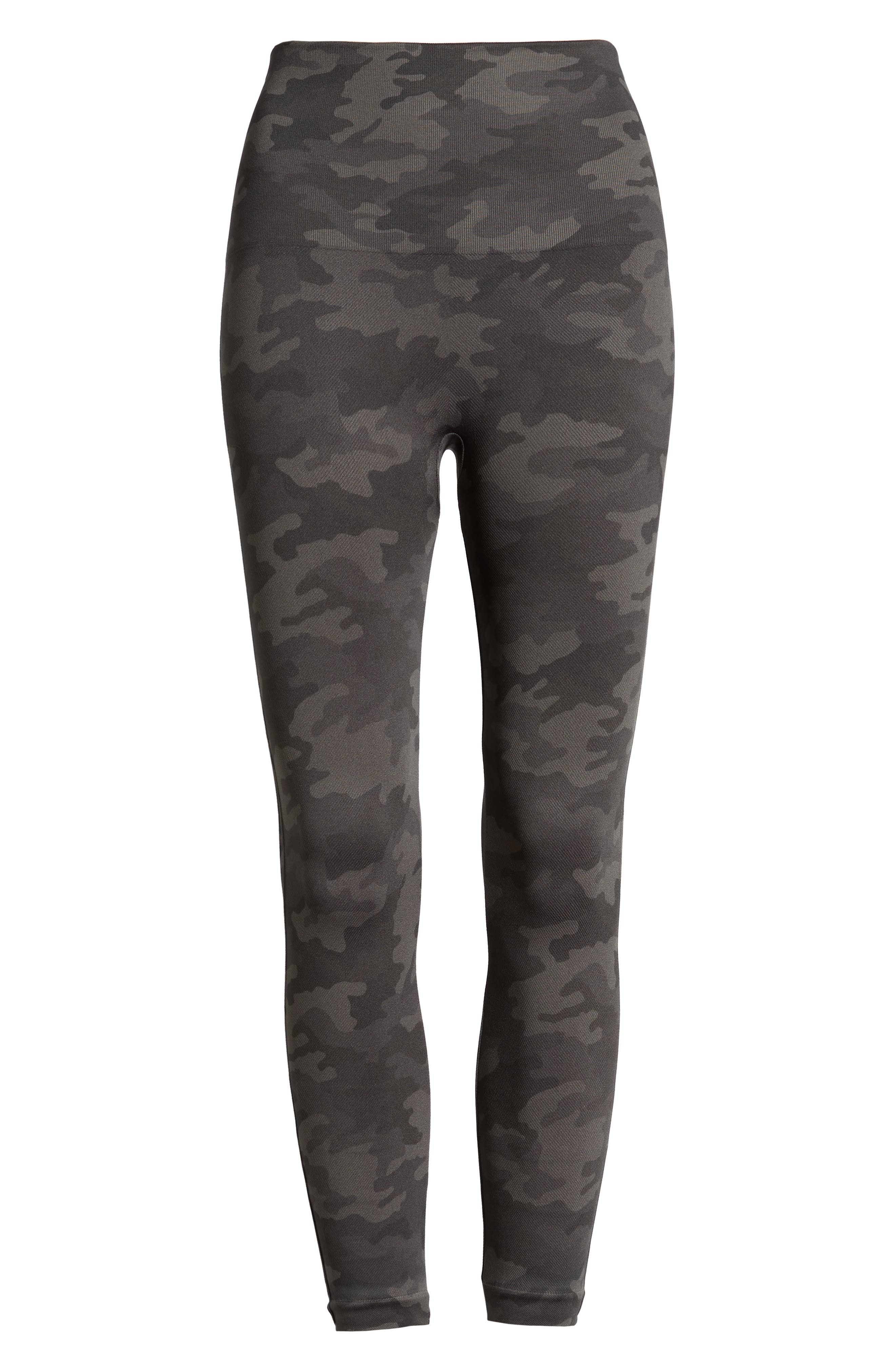 spanx camo cropped leggings