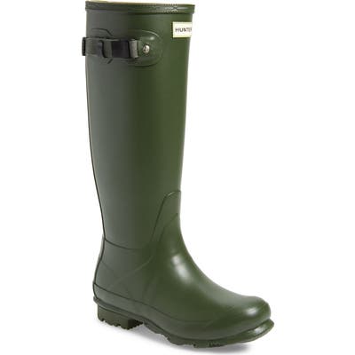 Hunter Norris Field Waterproof Boot, Green