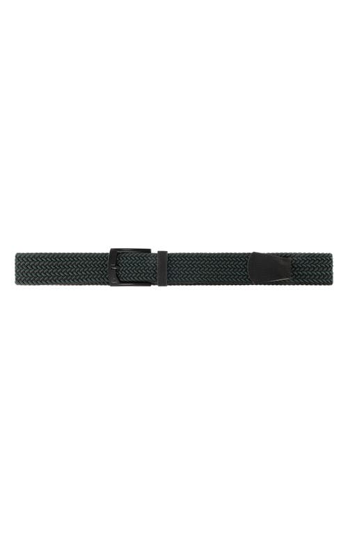 Shop Travismathew Pass The Queso Stretch Belt In Black/laurel