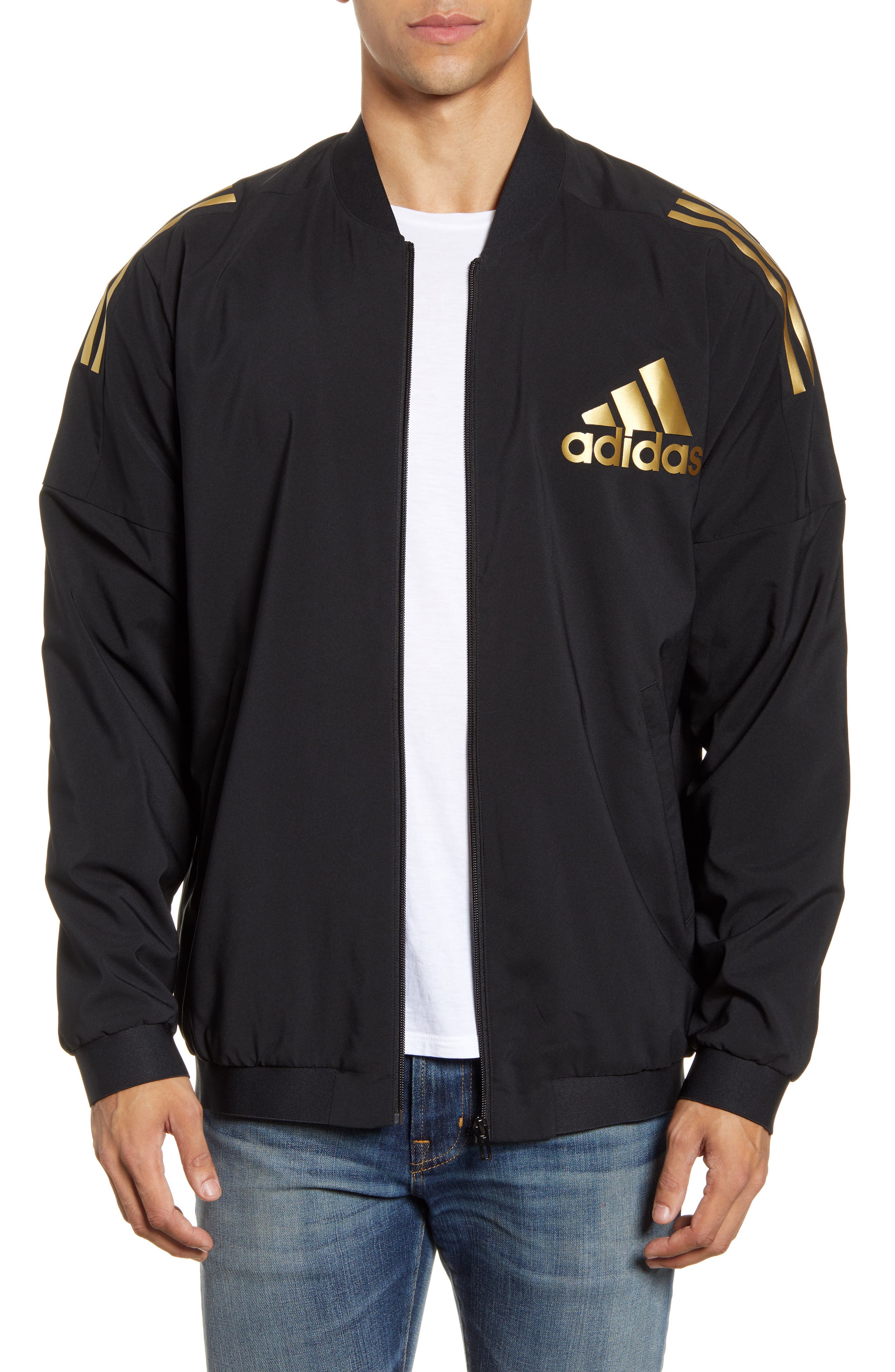 adidas track bomber jacket