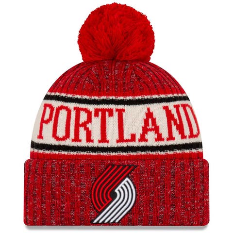 Men's St. Louis City SC New Era Red Confident Cuffed Pom Knit Hat