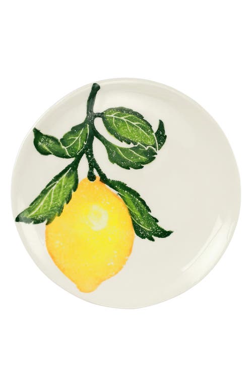 VIETRI Limoni Earthenware Clay Salad Plate in Yellow at Nordstrom, Size One Size Oz