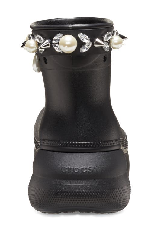 Shop Crocs X Simone Rocha Crush Platform Boot In Black