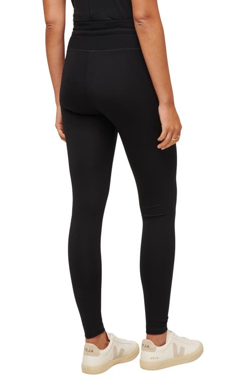 Shop Travismathew Friday Ponte Pocket Leggings In Black