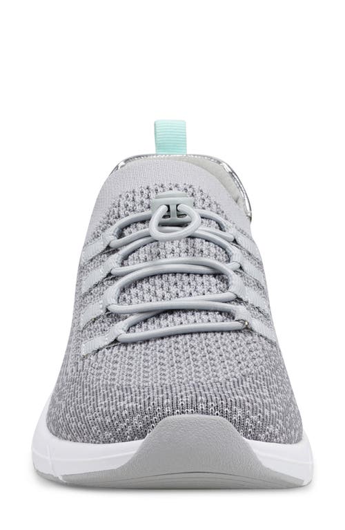 Shop Easy Spirit Astrid Pull-on Knit Sneaker In Medium Grey