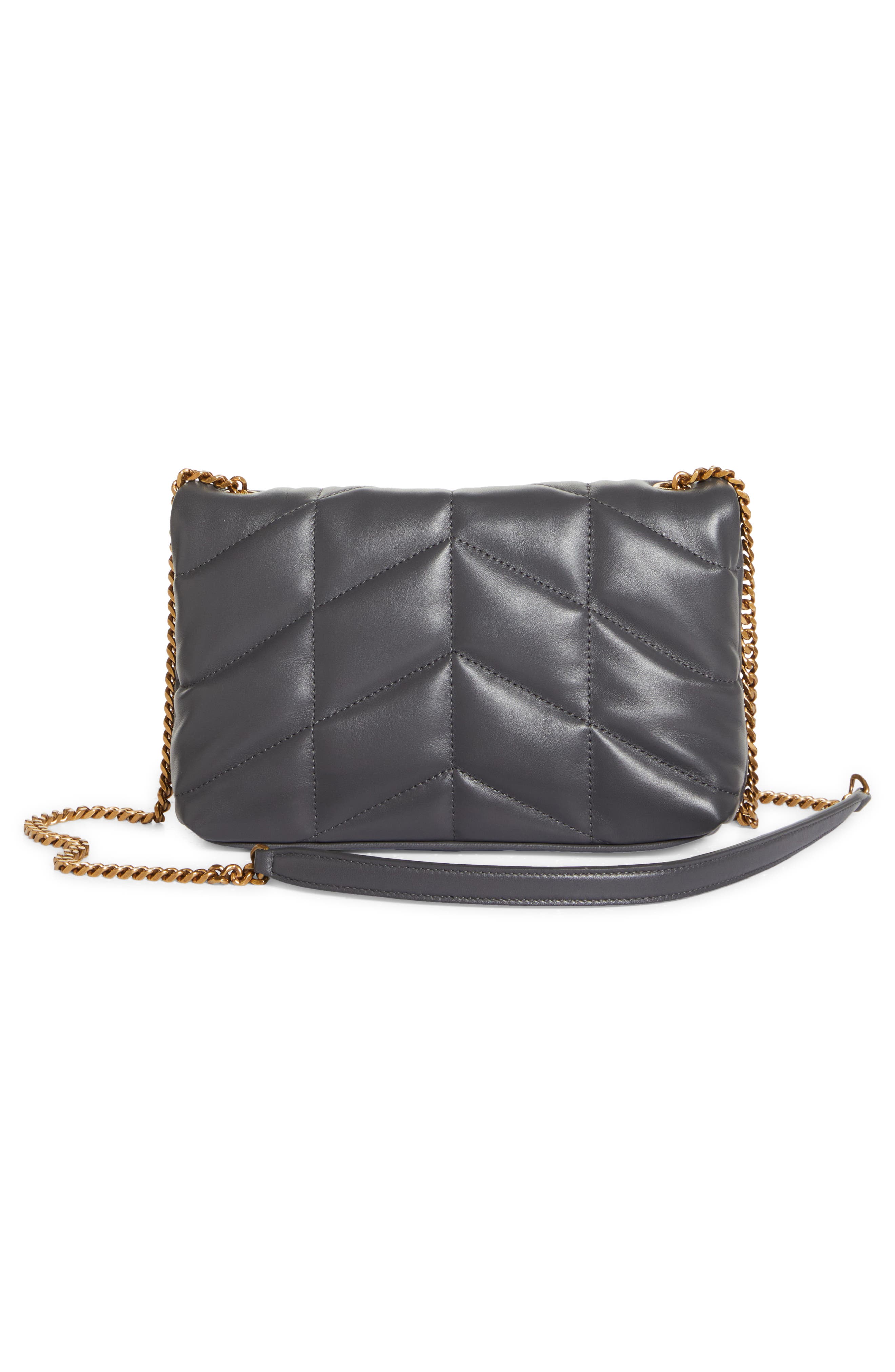 Saint Laurent Toy Loulou Puffer Quilted Leather Crossbody Bag in