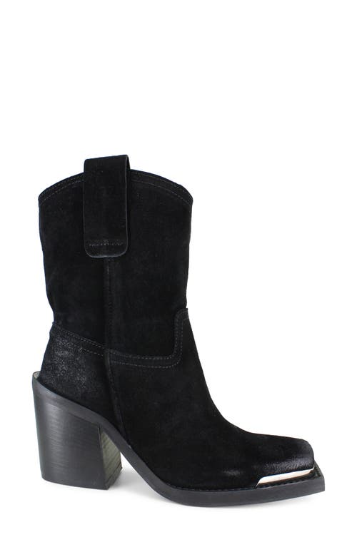 Shop Zigi Joshi Western Boot In Black Suede