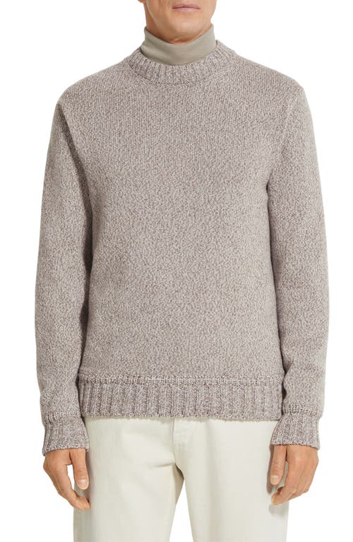 Shop Zegna Oasi Cashmere Mélange Crewneck Sweater In Piedicavallo