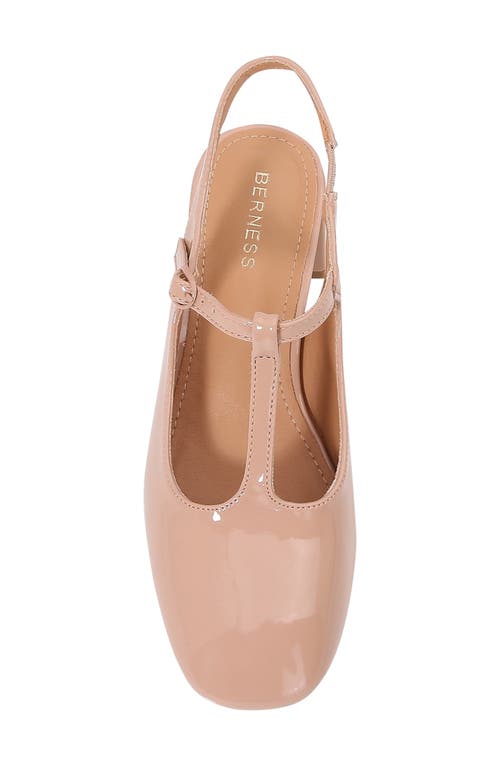 Shop Berness Nadia Mary Jane Pump In Beige