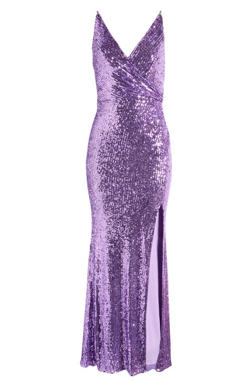 DRESS THE POPULATION DRESS THE POPULATION JORDAN SEQUIN GOWN