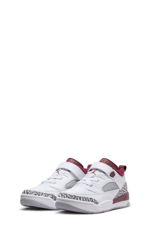 Nike Kids' Spizike Low Sneaker In White/red/grey