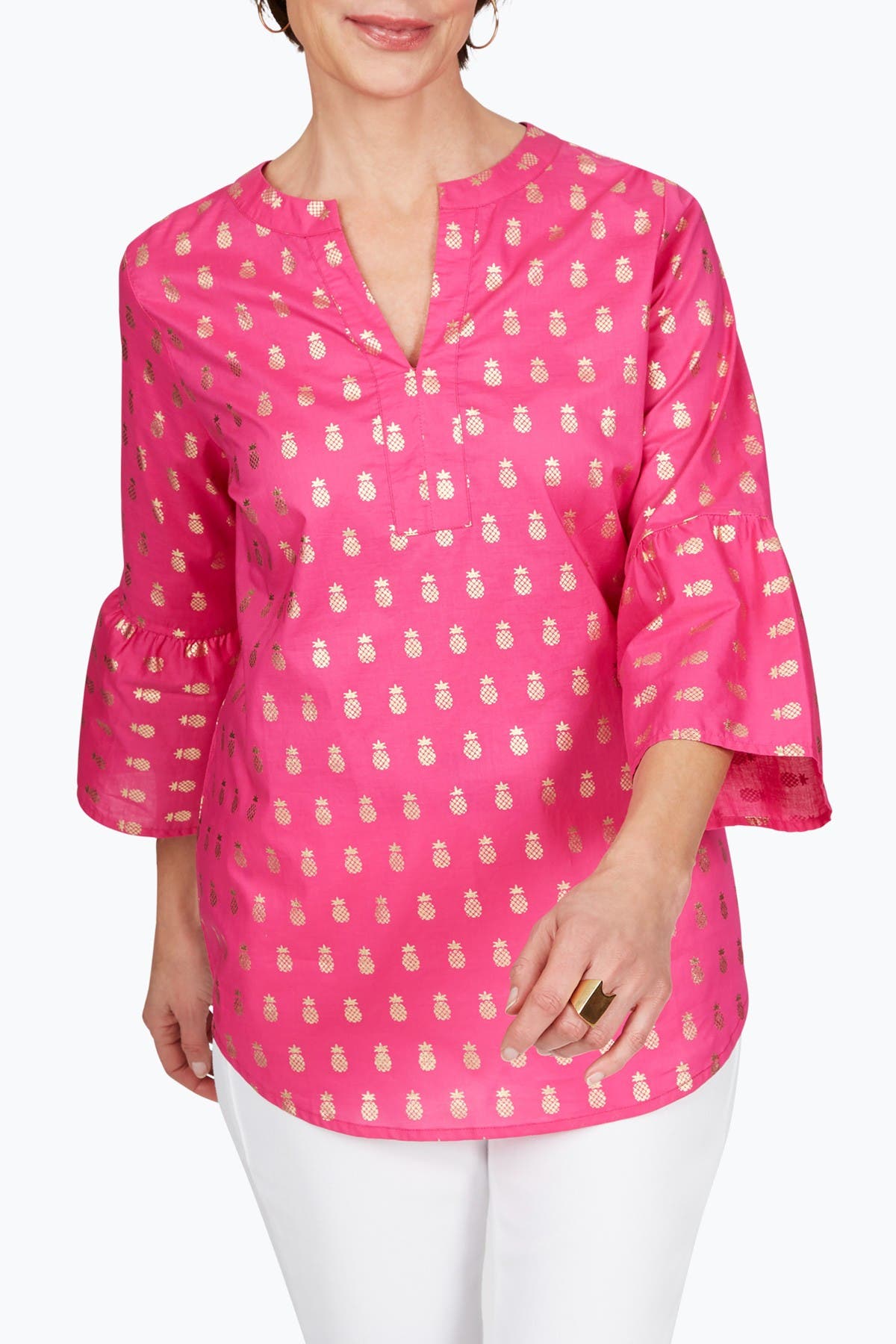 pineapple print shirt womens