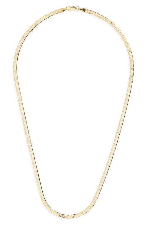 Men's Mariner Chain Necklace in Gold