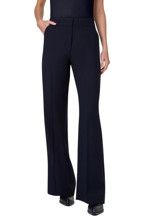 Women's Wool Blend Straight-Leg Pants | Nordstrom