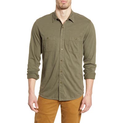 Faherty Brand Seasons Button-Up Shirt, Green