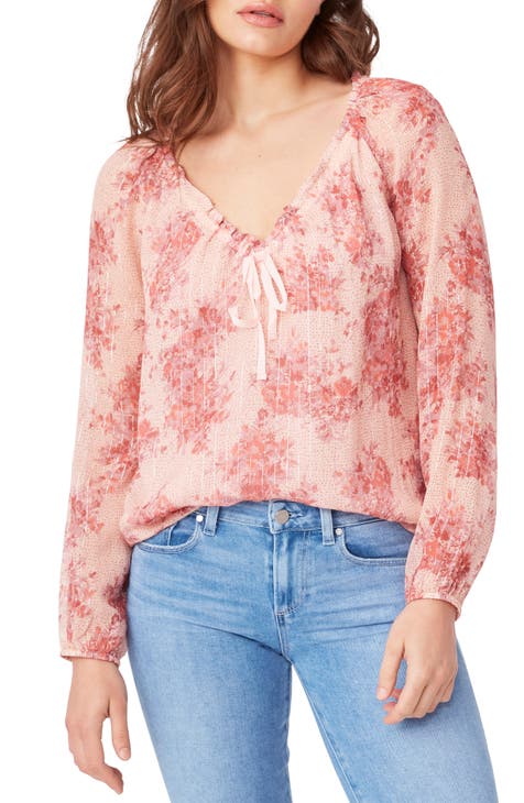 pink silk blouses | Nordstrom