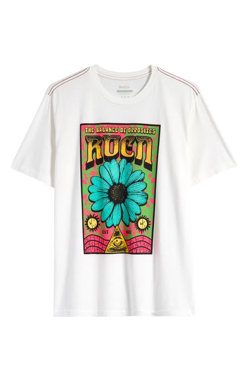 RVCA Bloomfest Cotton Graphic T-Shirt Antique White at Nordstrom,