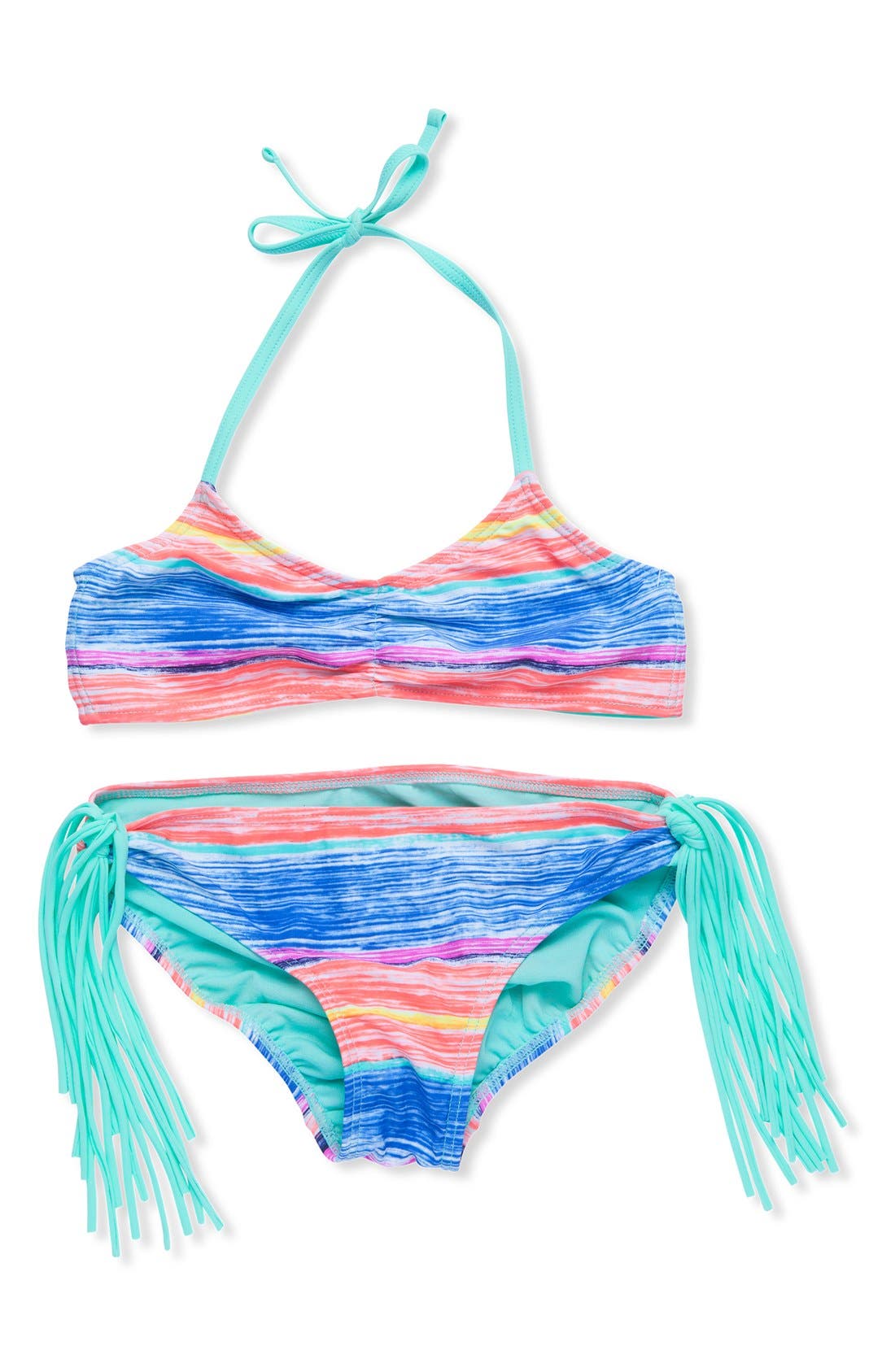Gossip Girl 'Neon Lights' TwoPiece Swimsuit (Big Girls) Nordstrom