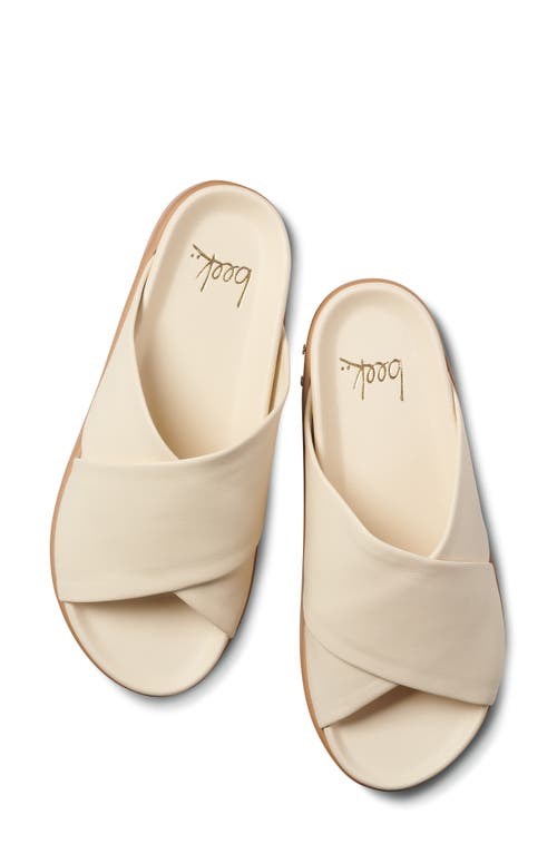 Shop Beek Hen Slide Sandal In Eggshell