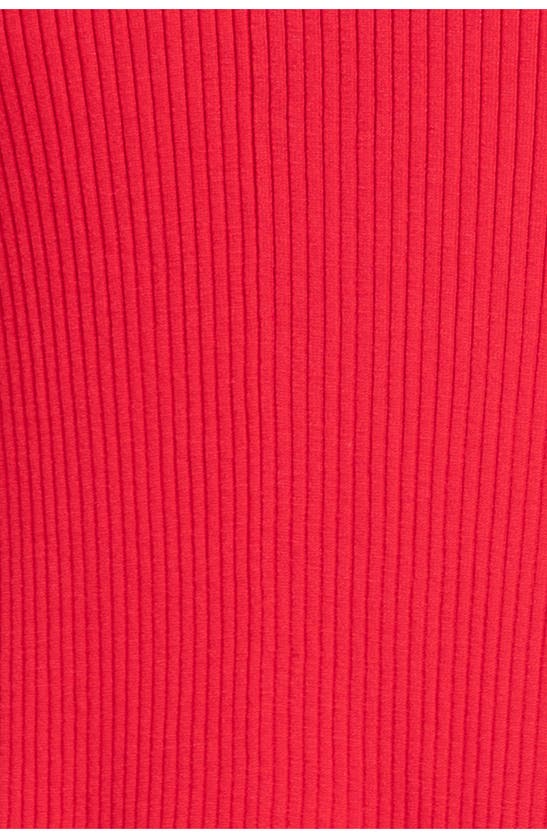 Shop Seraphine Rib Maternity/nursing Midi Sweater Dress In Raspberry