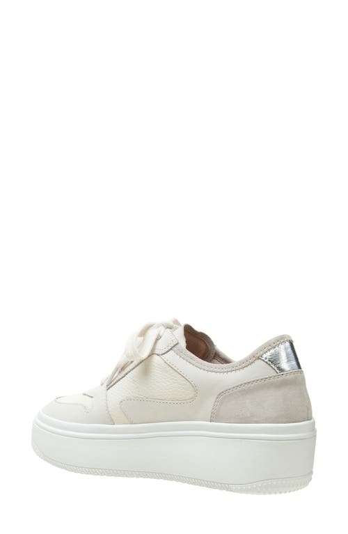 Linea Paolo Gains Platform Sneaker In Snow