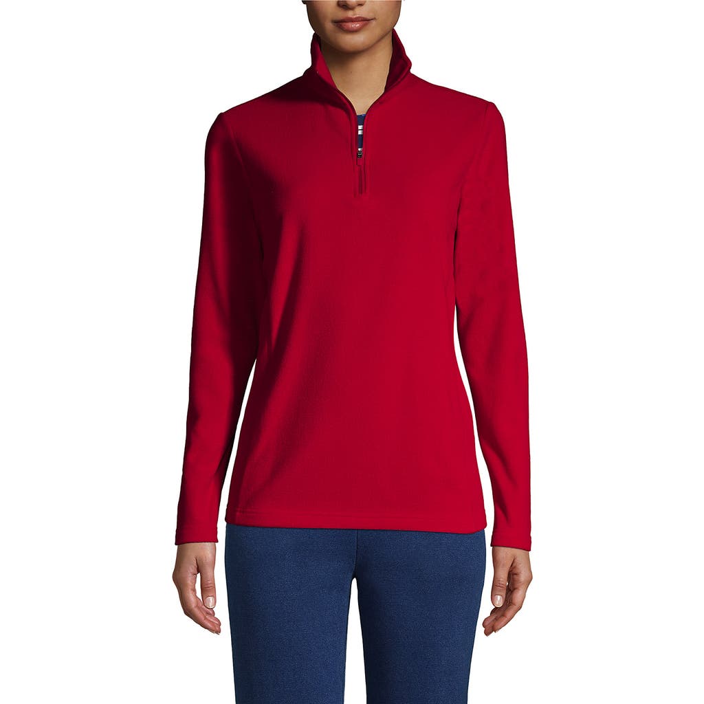 LANDS' END LANDS' END ANYWEATHER FLEECE QUARTER ZIP PULLOVER