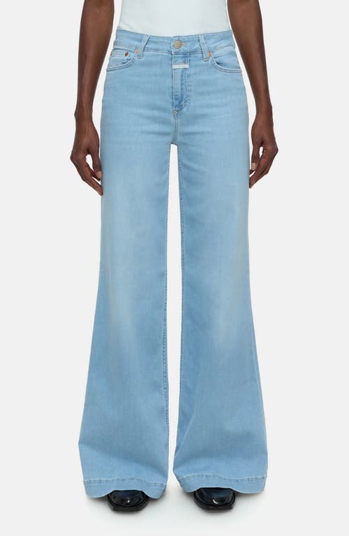 Closed Glow Up Wide Leg Jeans Light Blue at Nordstrom,