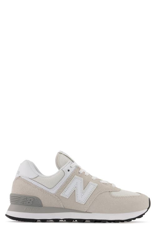 Shop New Balance 574 Sneaker In Nimbus Cloud/white