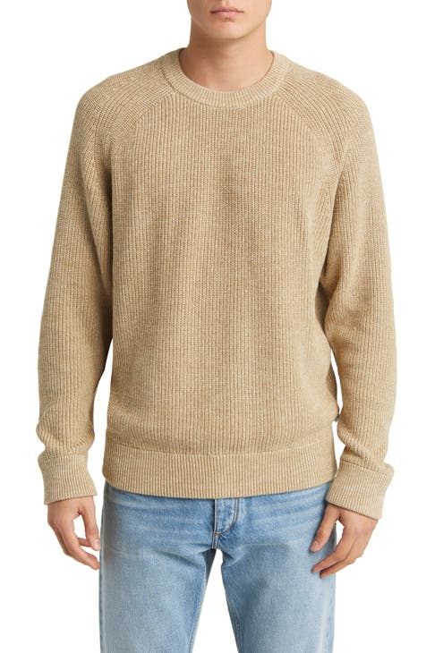 Men's 100% Cotton Crewneck Sweaters
